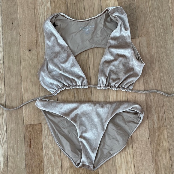 Frankie's Bikinis Swim Frankies Bikinis Suki Crushed Velvet